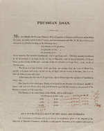 Prospectus for the Prussian Government loan 1818