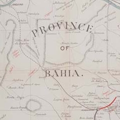 Bahia and San Francisco Railway prospectus map