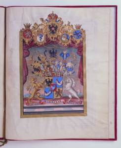 Baronial grant of arms to the Rothschild brothers